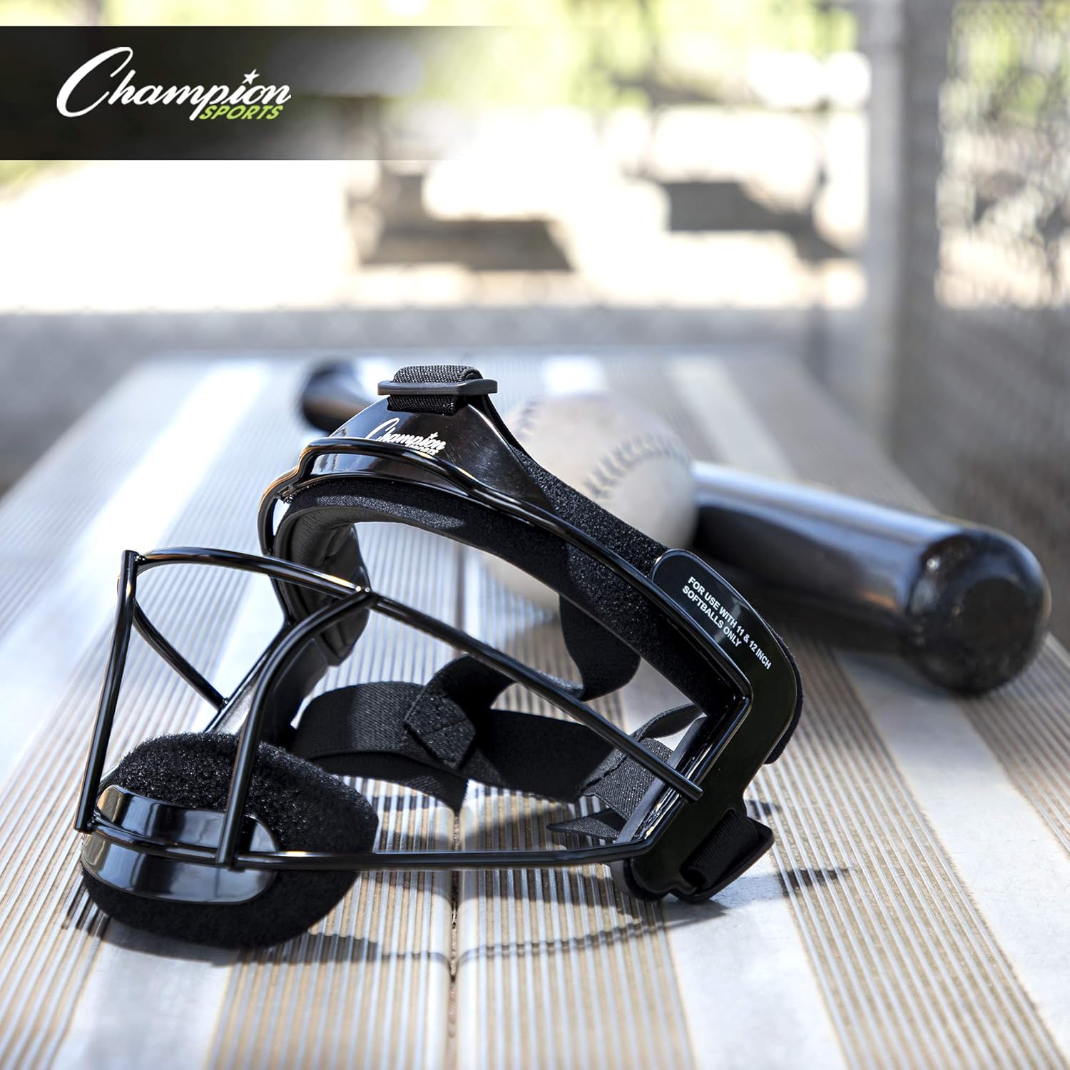 Champion Sports Steel Softball Face Mask ‰ÛÒ Durable Fielder‰۪s Mask for