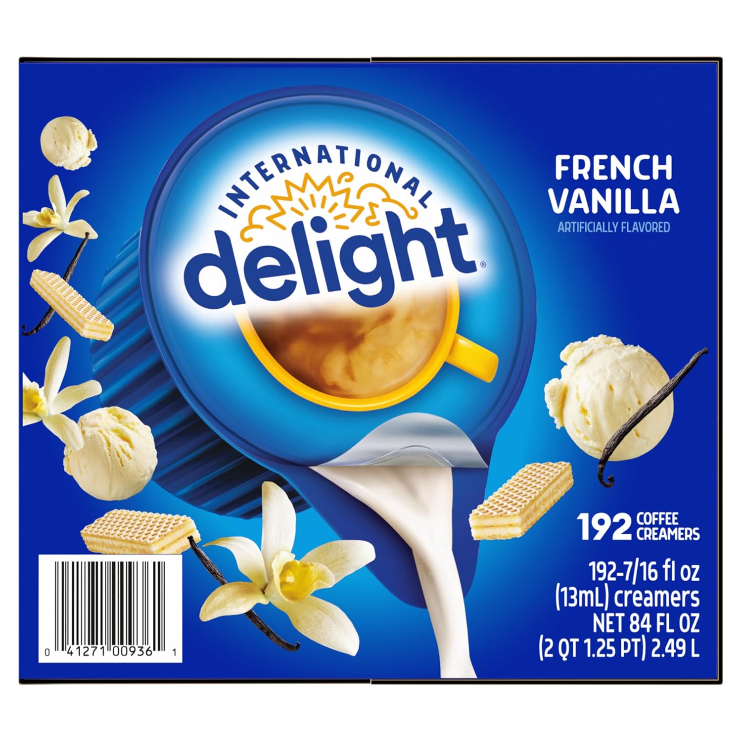 International Delight, French Vanilla, Single-Serve Coffee Creamers, 192