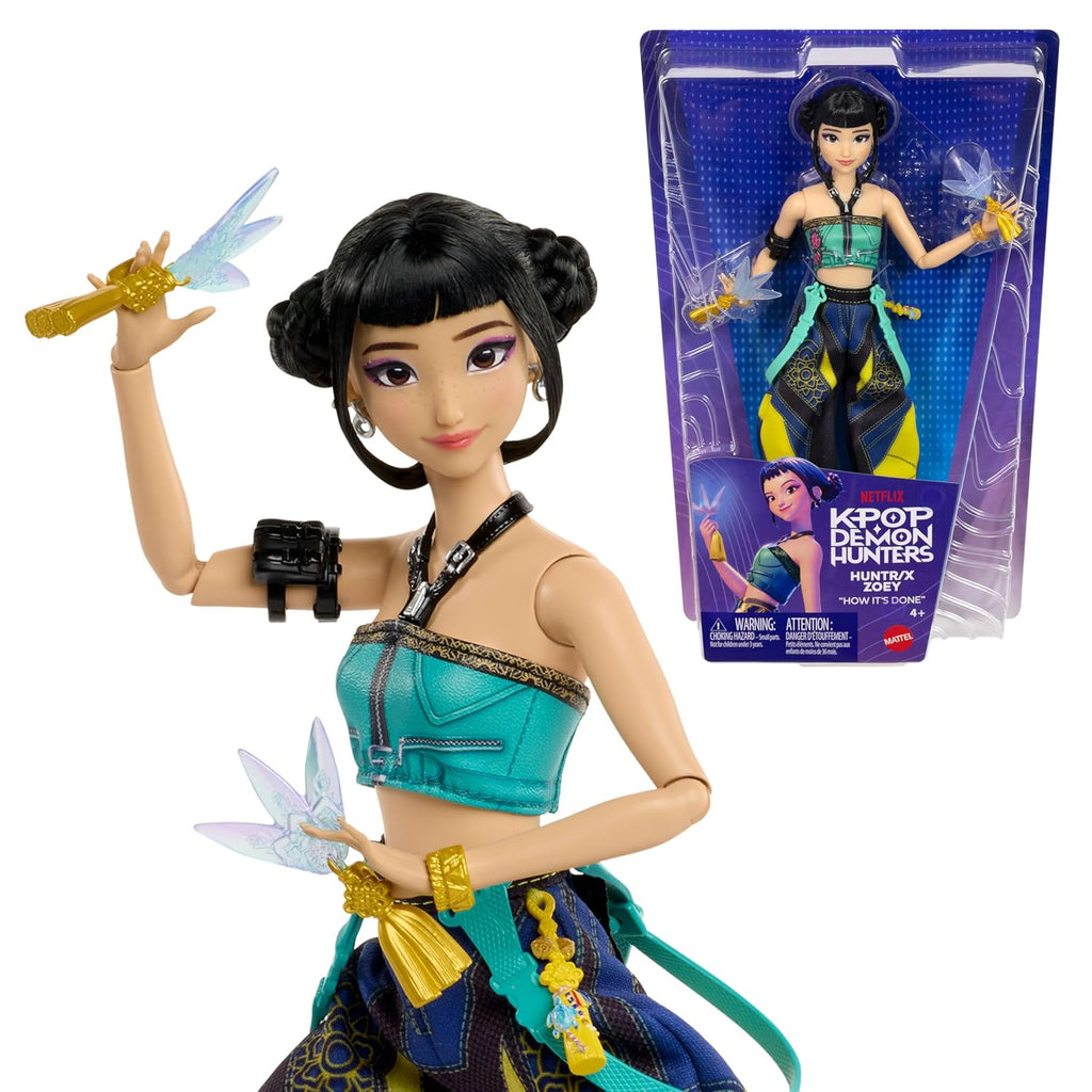Mattel Kpop Demon Hunters HUNTR/X Zoey Fashion Doll