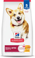 Hill's Science Diet Adult 1-6 Small Bites Dry Dog Food, Chicken & Barley, 5