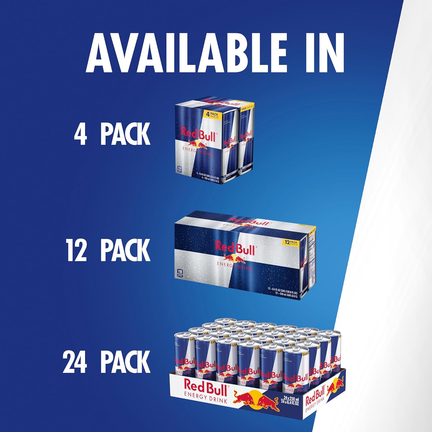 Red Bull Energy Drink with 80mg Caffeine plus Taurine & B Vitamins, 8.4 Fl