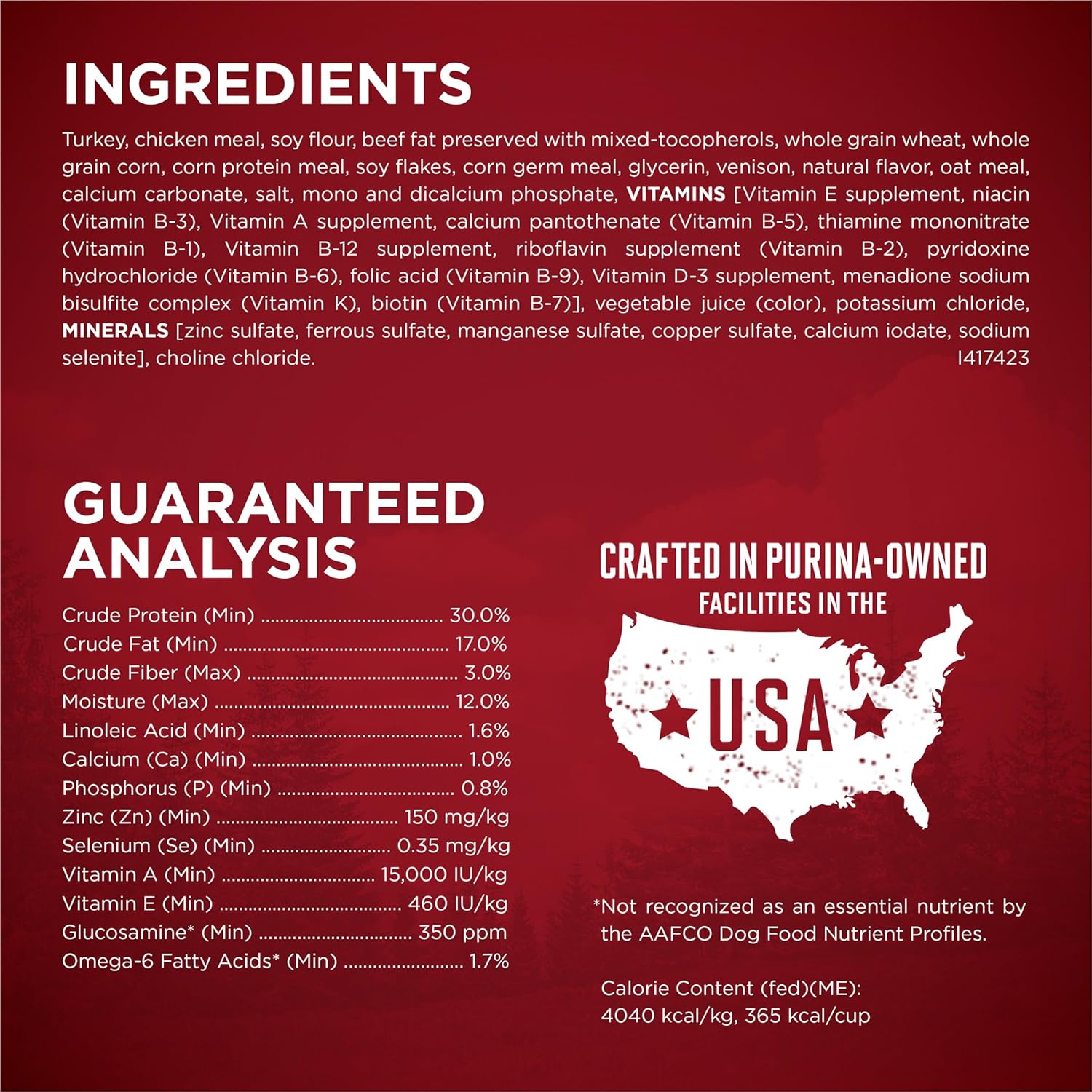 Purina ONE True Instinct With A Blend Of Real Turkey and Venison Dry Dog Food