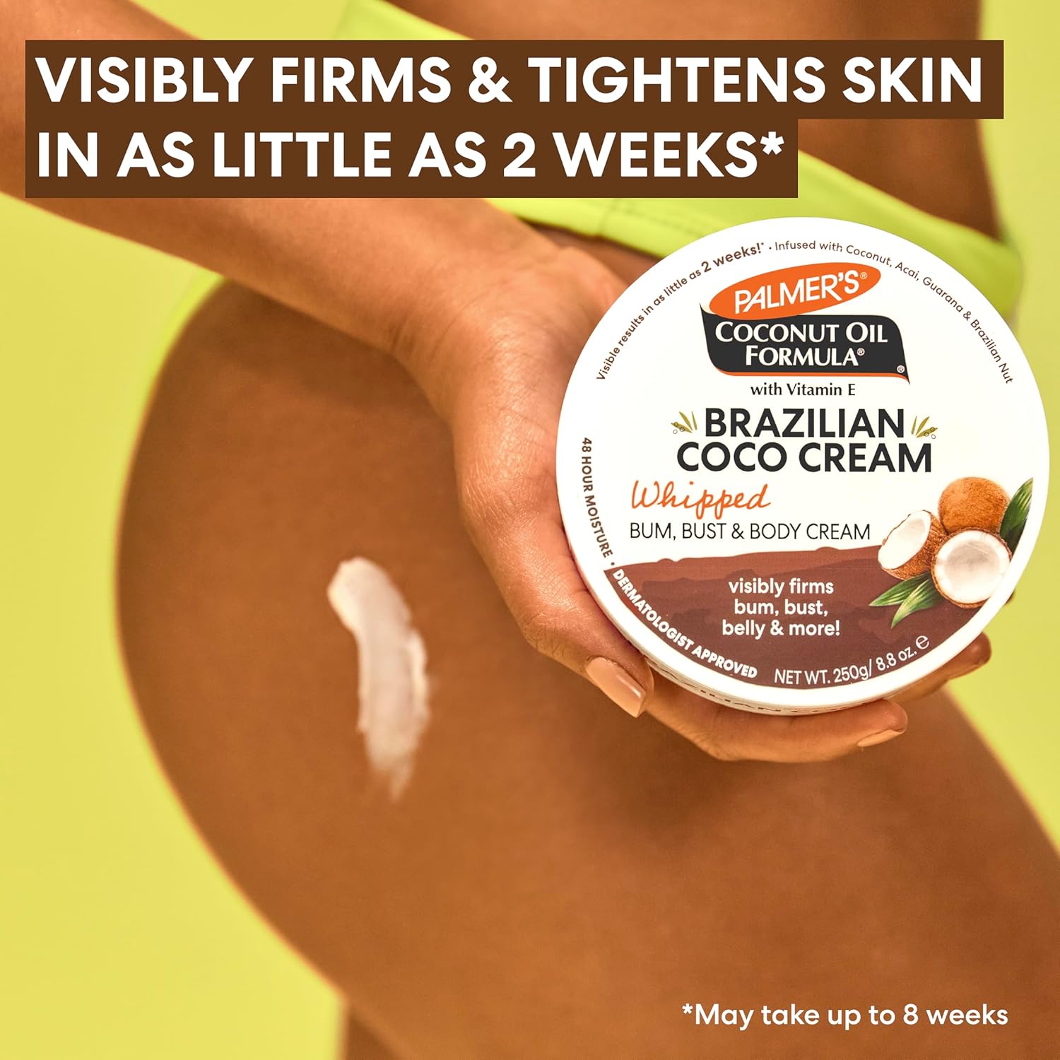 Palmer's Coconut Oil Formula Brazilian Coco Cream with Vitamin E, 8.8 Fl Oz