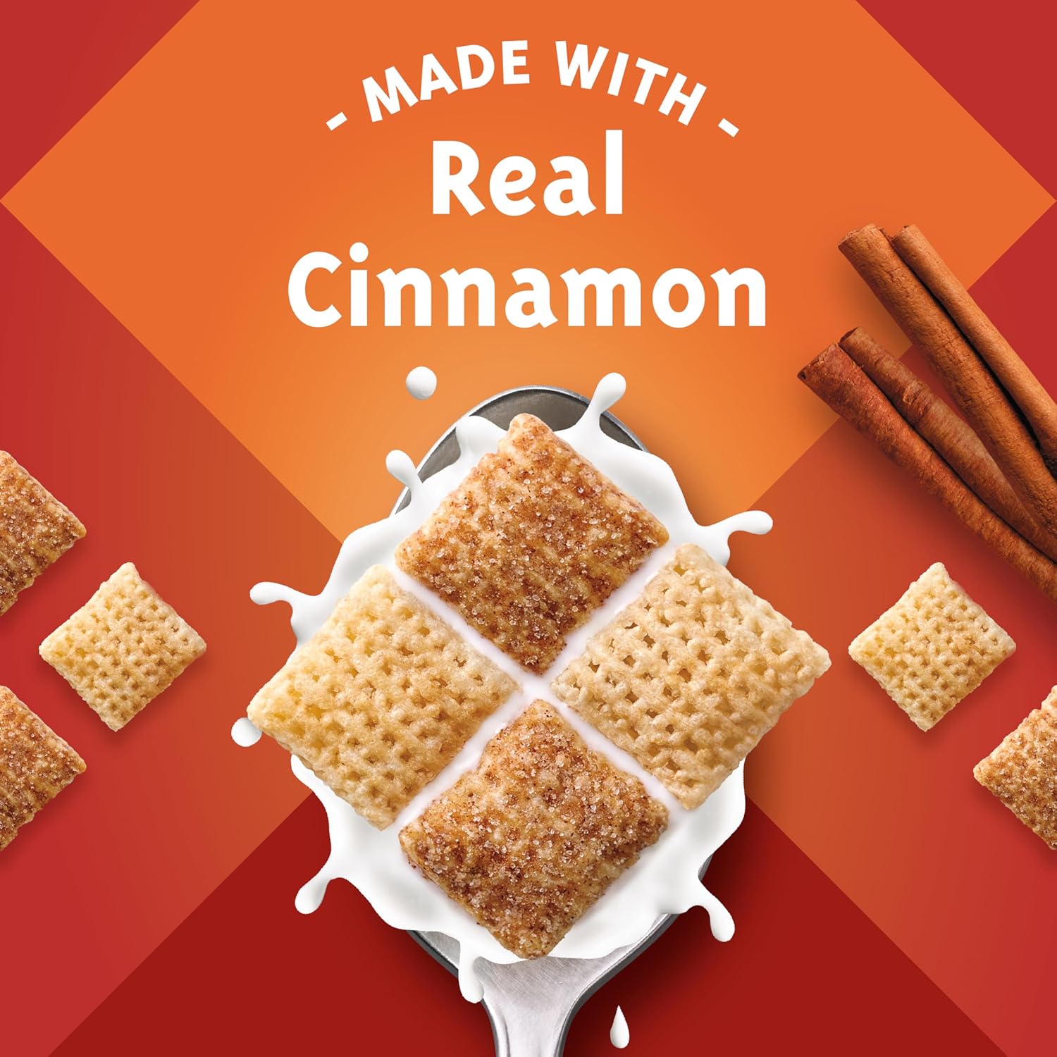 Cinnamon Chex Cereal, Gluten Free Breakfast Cereal, Made with Whole Grain