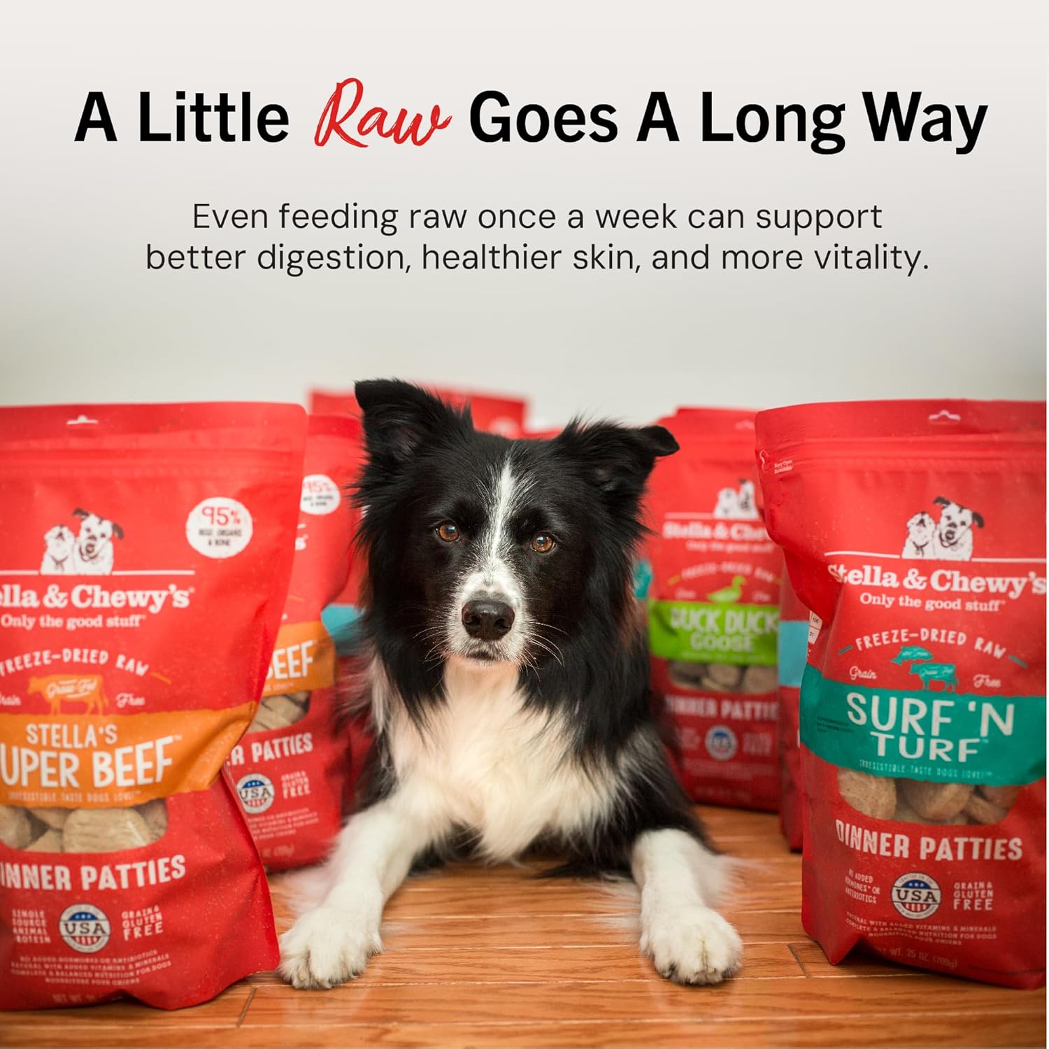 Stella & Chewy's Freeze-Dried Raw Dinner Patties - Beef Recipe - High Protein