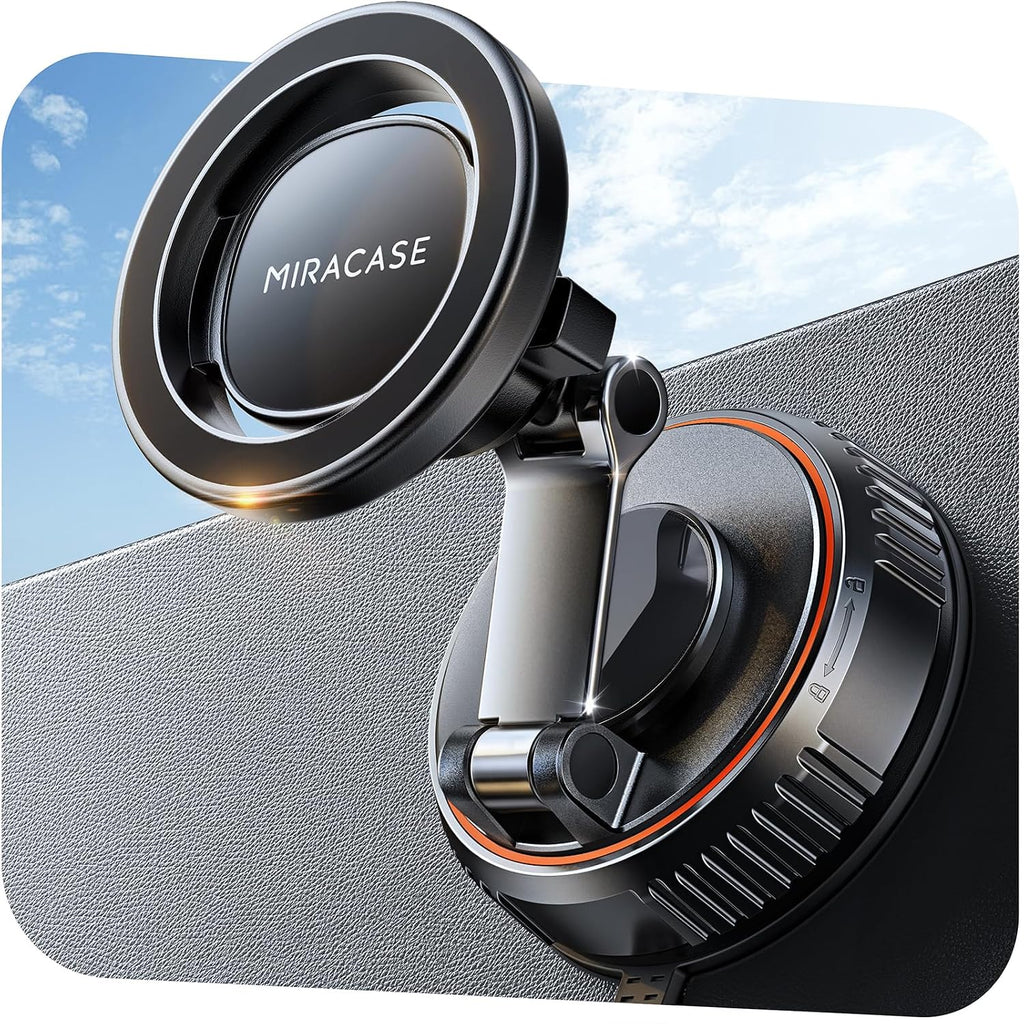 Miracase for MagSafe Car Mount 3600gf Strong Magnet & 89+LBS Suction Base