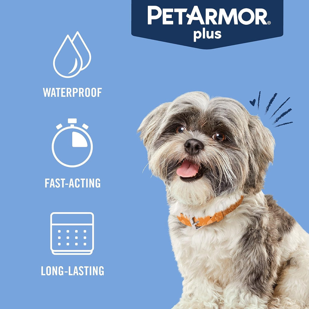 PetArmor Plus Flea and Tick Prevention for Dogs, Small Dog Flea and Tick