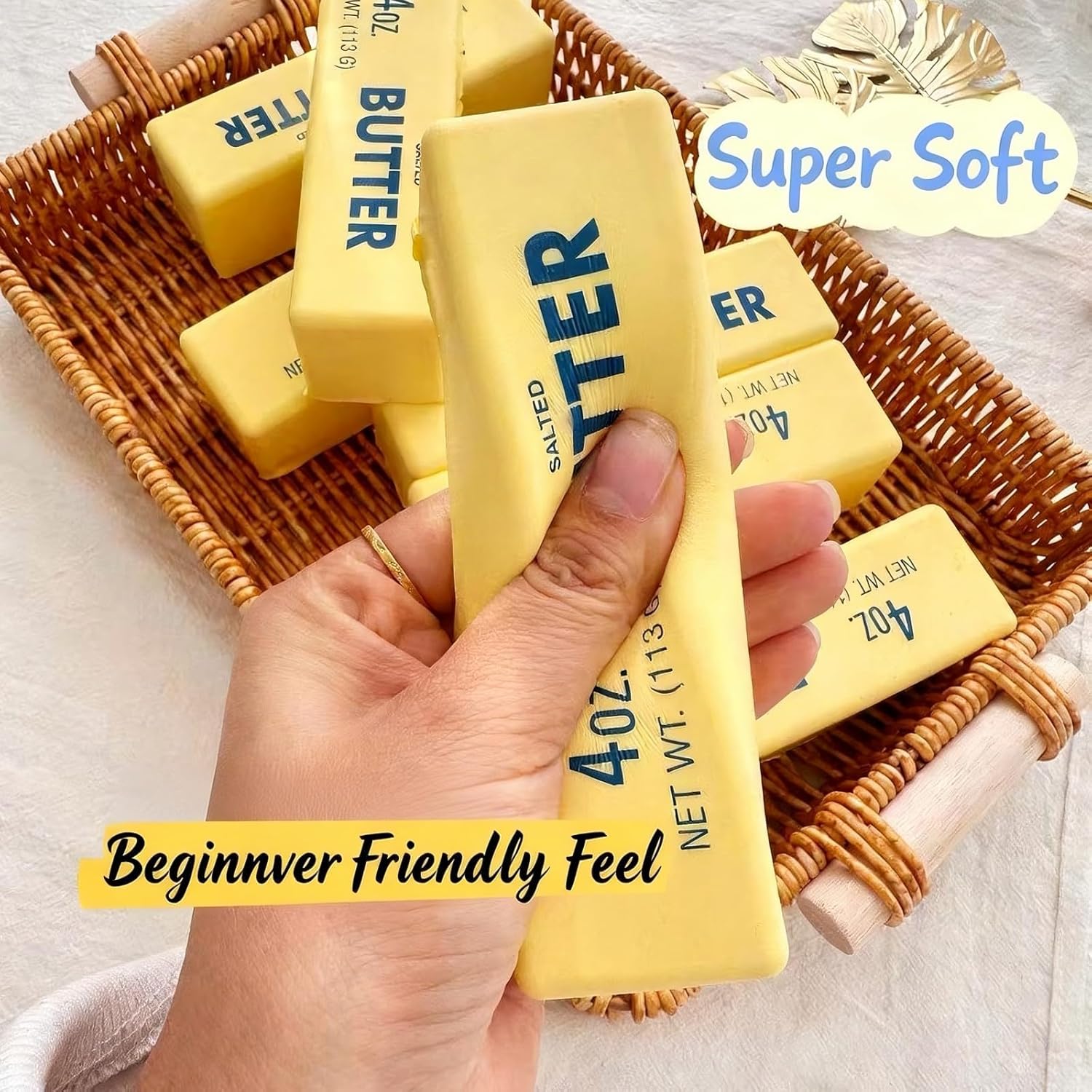 Midou Slow Rising Dumpling Squishy Butter Squeeze Toy Pack Sensory Stress