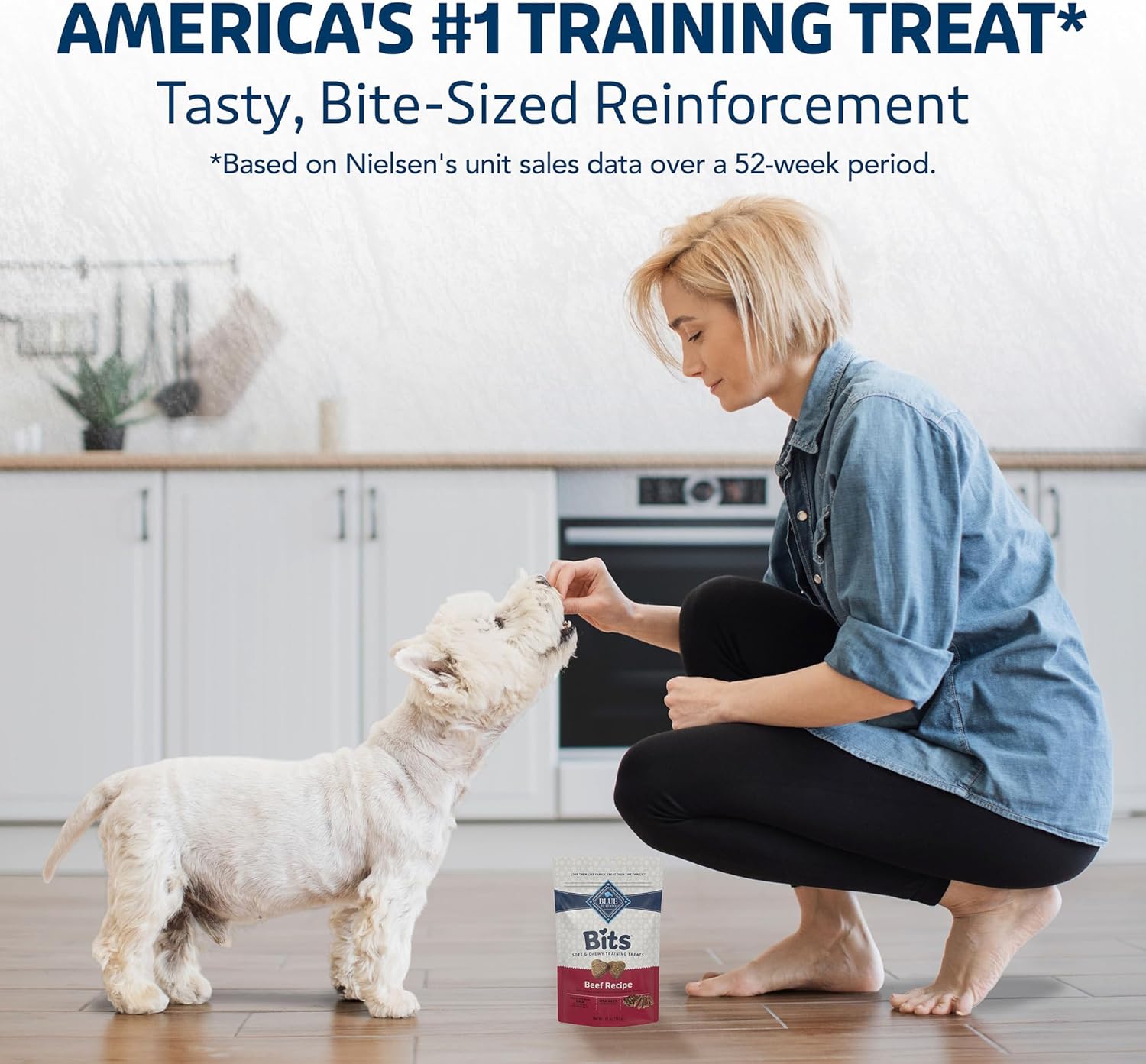 Blue Buffalo Bits Soft Dog Treats for Training, Made with Natural Ingredients