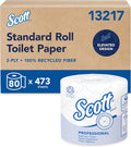 Scott Professional 100% Recycled Fiber Standard Roll Bulk Toilet Paper