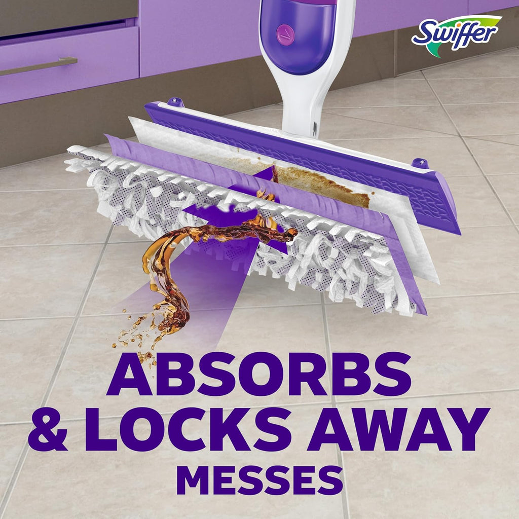 Swiffer PowerMop Multi-Surface Mop Kit for Floor Cleaning, Fresh Scent