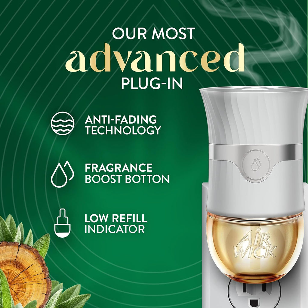 Air Wick Vibrant Plug In Scented Oil Refill, Infused with Essential Oils
