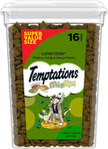 Temptations Cat Treats, Classic Crunchy and Soft Cat Treats, Catnip Fever