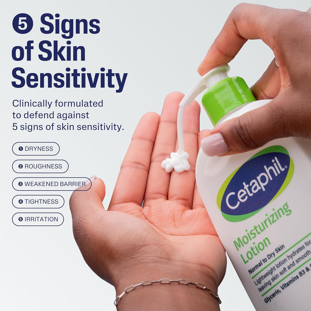 Cetaphil Face & Body Moisturizer, Hydrating Moisturizing Lotion for All Skin