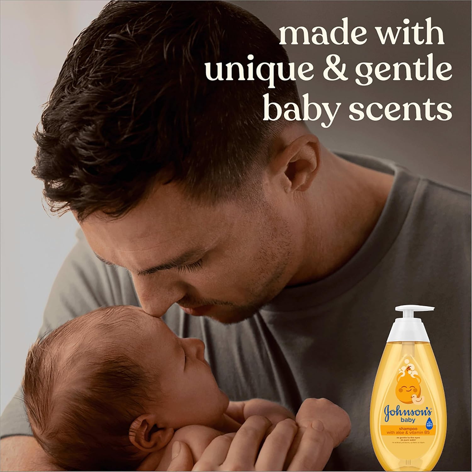 Johnson's Baby Shampoo with Aloe Vera & Vitamin B5, Tear Free, Newborn