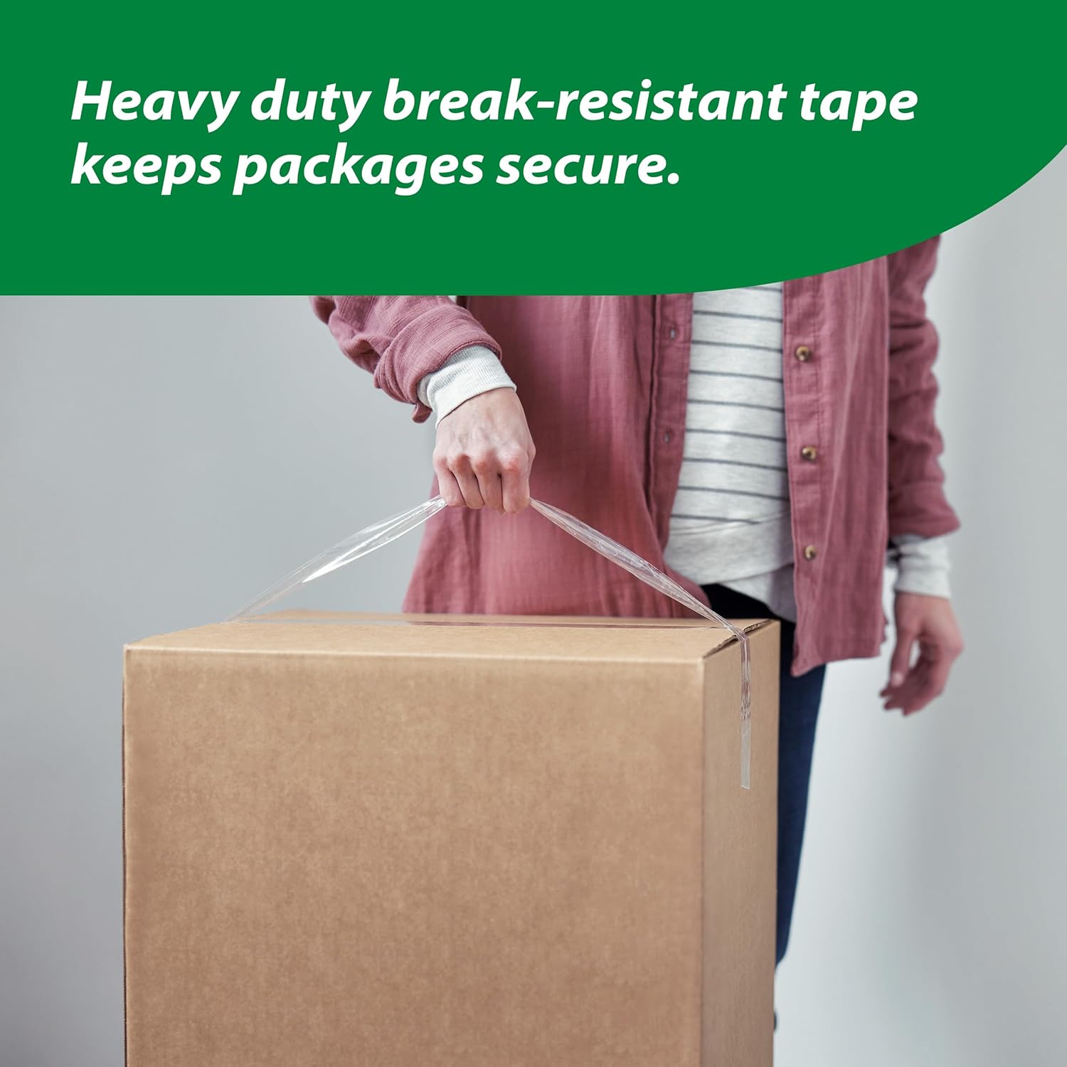 Duck HD Clear Packing Tape Dispenser Heavy Duty Packaging Tape Gun for