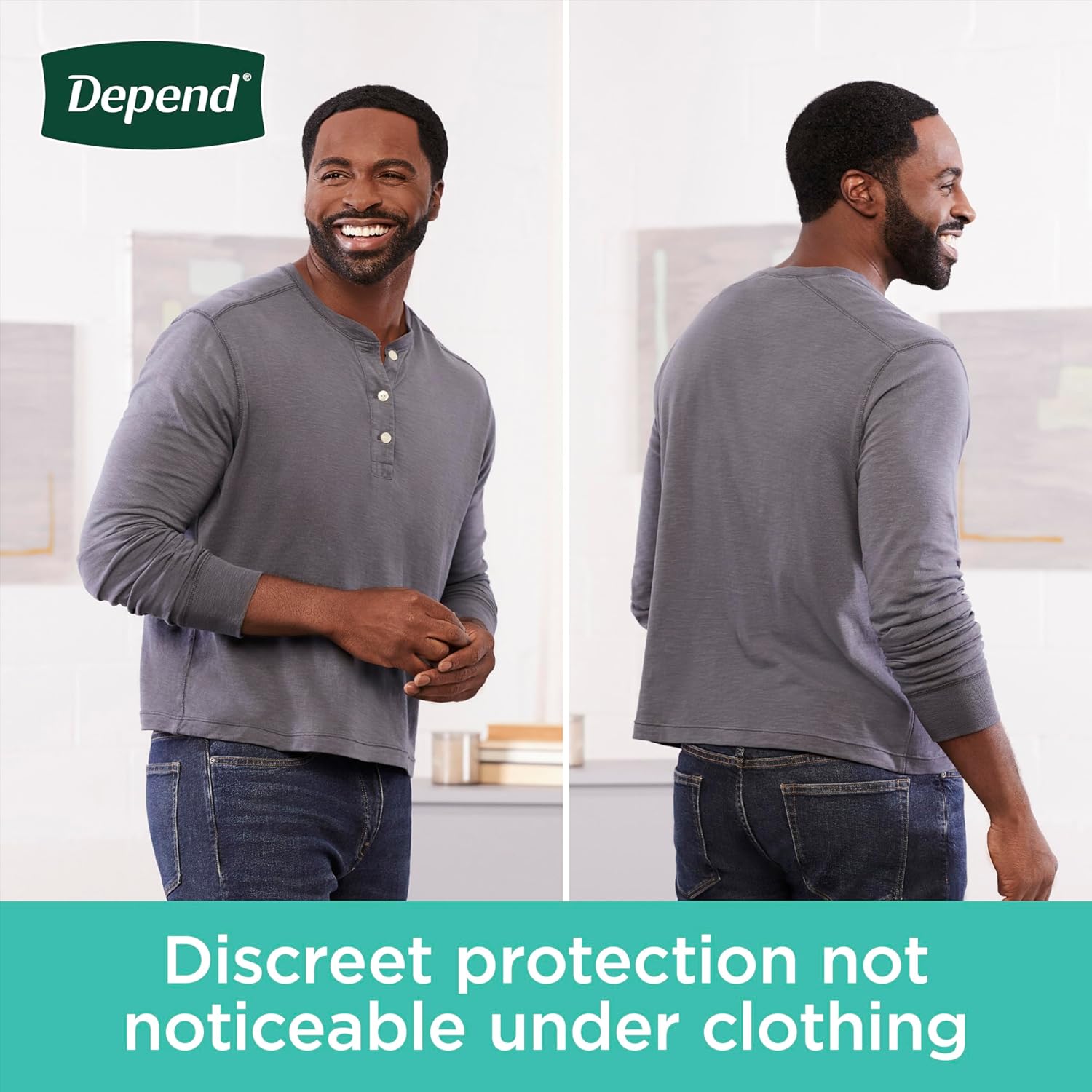 Depend Fresh Protection Adult Diapers, Incontinence Underwear for Men