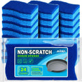 AIDEA Non Scratch Scrub Sponge, 24Count, Sponges for Dishes, Sponges Kitchen
