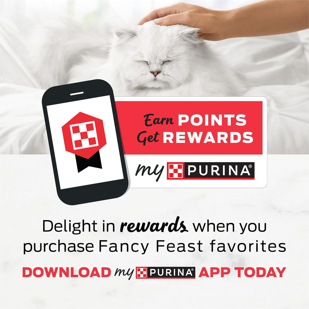 Purina Fancy Feast Seafood Classic Pate Collection Grain Free Wet Cat Food