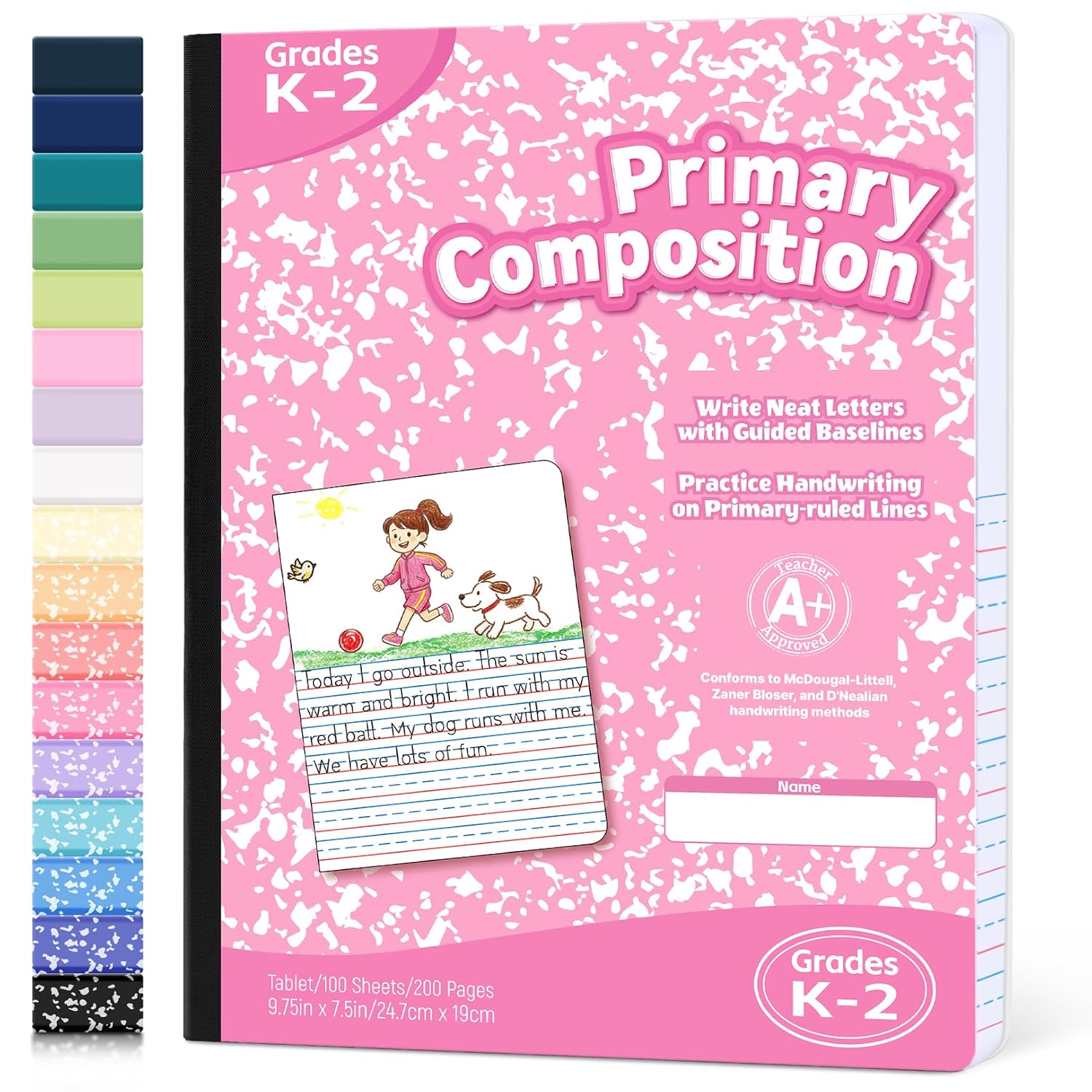 Forvencer Primary Composition Notebook K-2, Primary Journal Draw and Write
