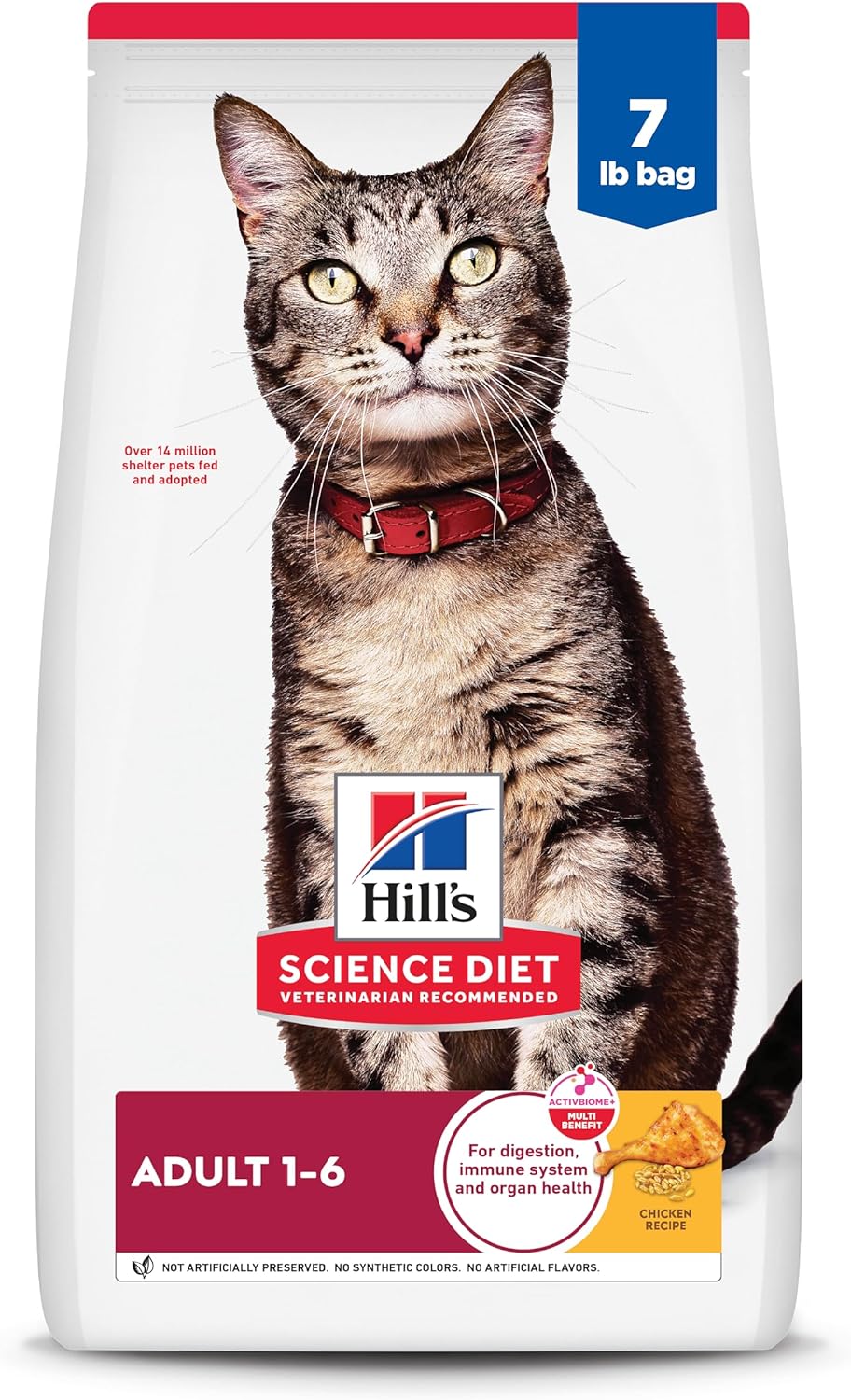 Hill's Science Diet Adult 1-6 Premium Nutrition Dry Cat Food, Chicken Recipe