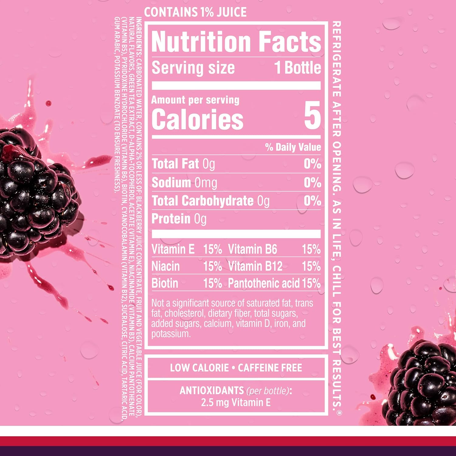 Sparkling Ice, Black Raspberry Sparkling Water, Zero Sugar Flavored Water