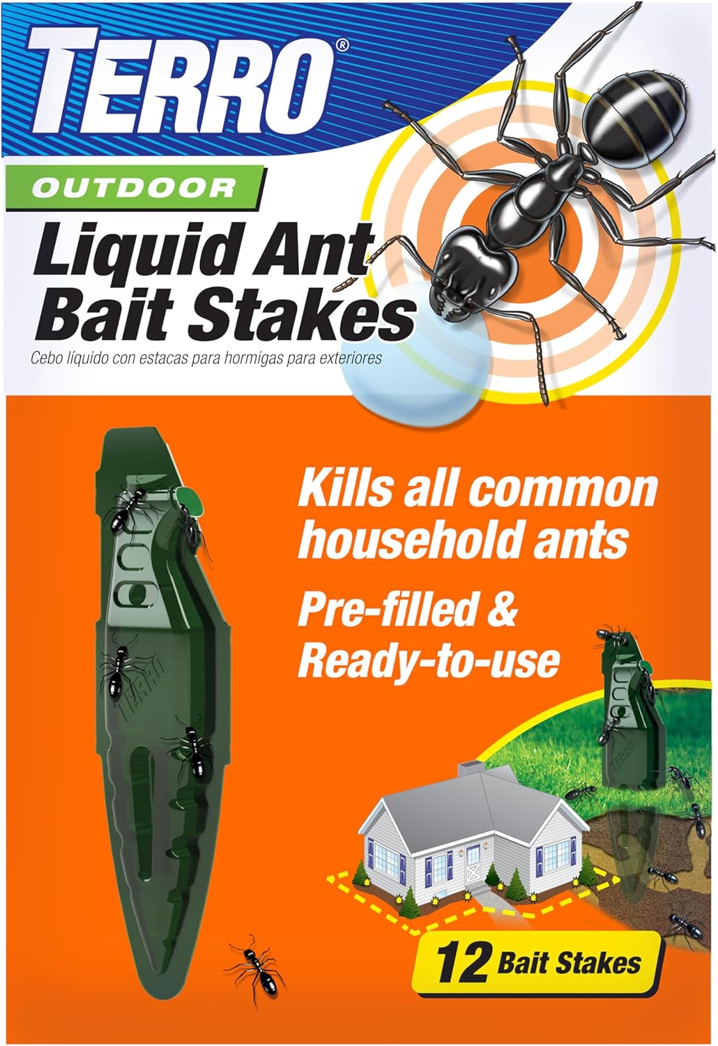 TERRO Liquid Ant Baits - T1813B - Outdoor Ready-to-Use Terro Ant Traps, Kills