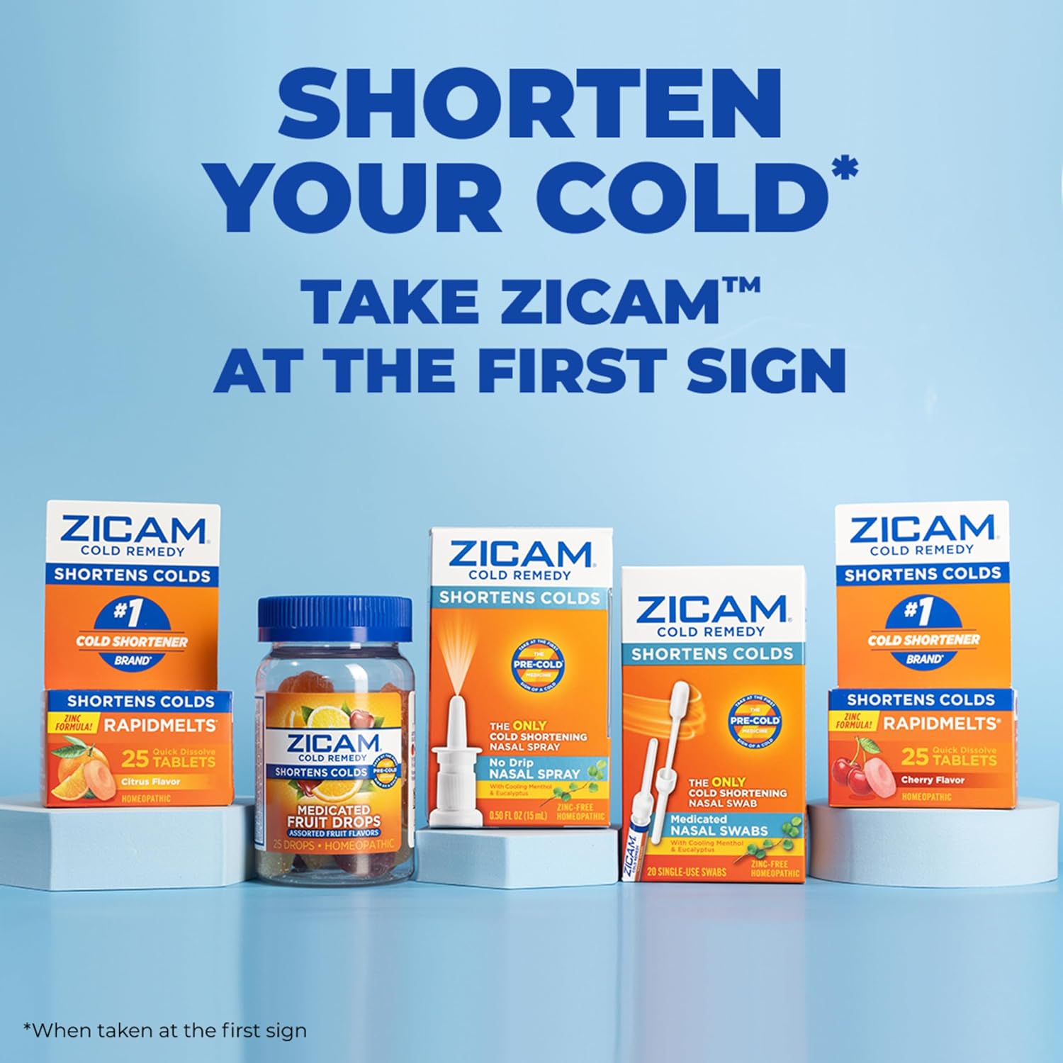 Zicam Cold Remedy Zinc RapidMelts, Elderberry Citrus Flavor, Homeopathic