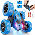 QUNREDA Remote Control Car, RC Cars Toys for Kids Ages 6-12, 4WD Stunt Car