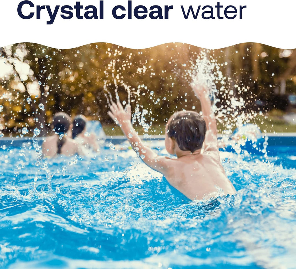HTH 42049 Pool Care 1" Chlorine Tabs, Swimming Pool Sanitizer with Added
