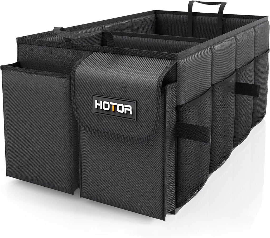 HOTOR Trunk Organizer - Car Organizer, Foldable Trunk organizer for SUVs &