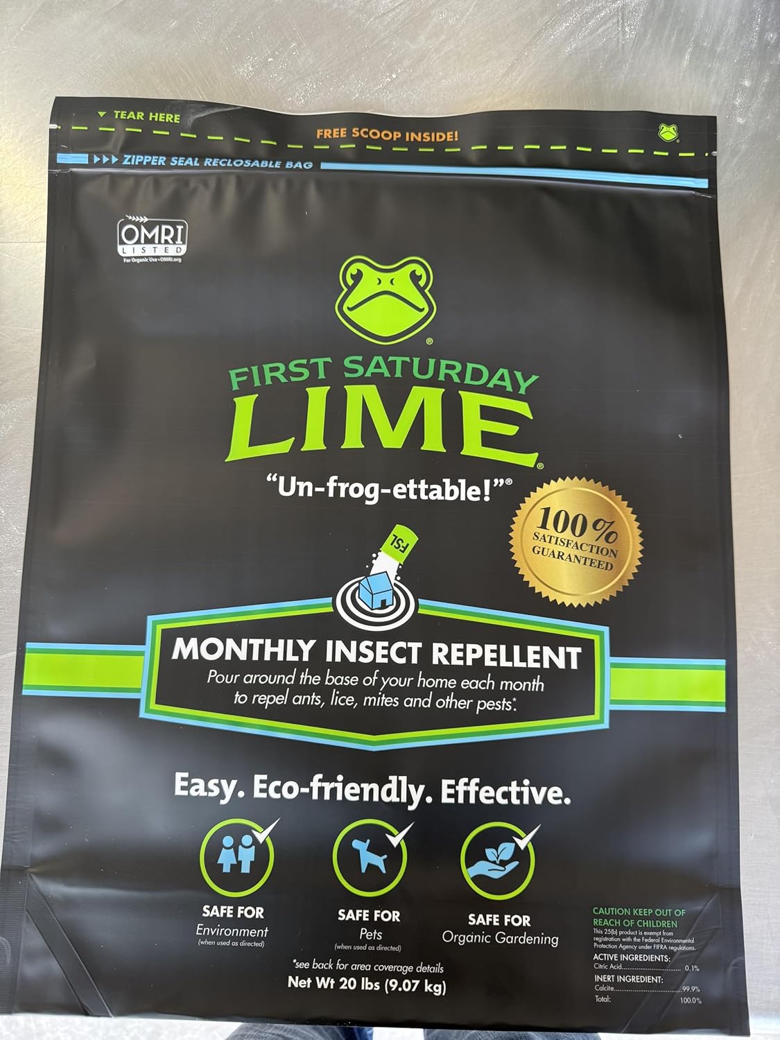First Saturday Lime Insect Deterrent-20LB Bag