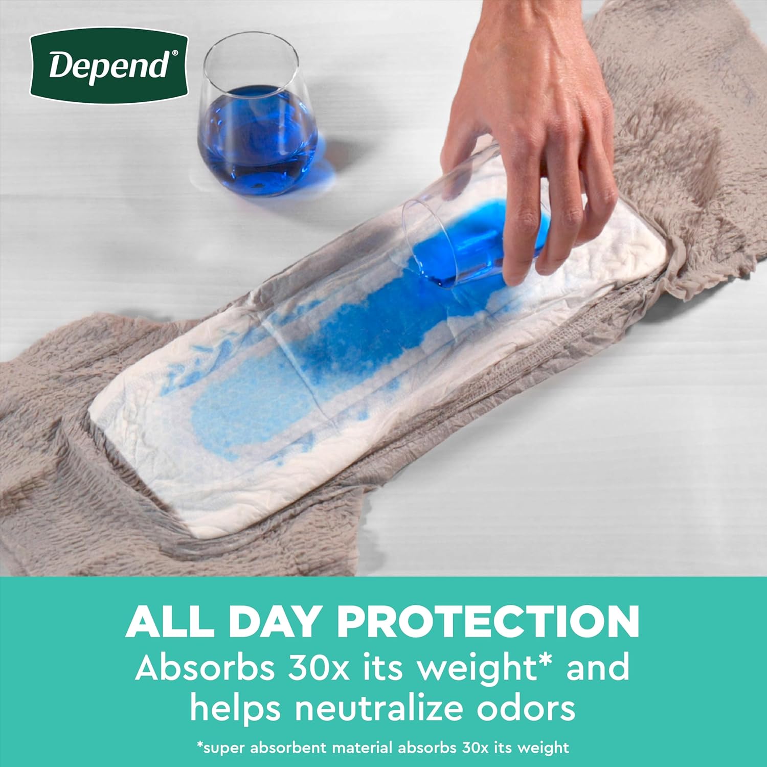 Depend Fresh Protection Adult Diapers, Incontinence Underwear for Men
