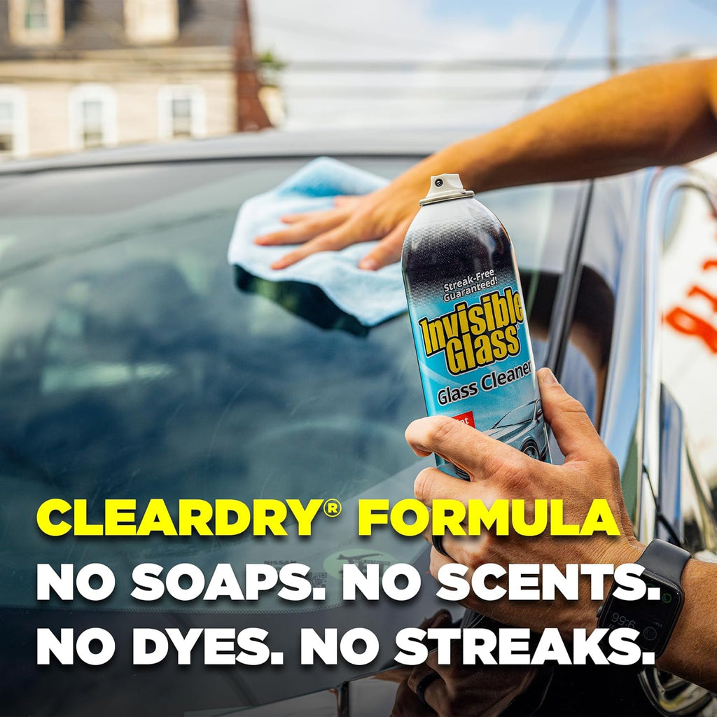 Invisible Glass 91164-2PK Premium Aerosol Glass Cleaner Spray for Car