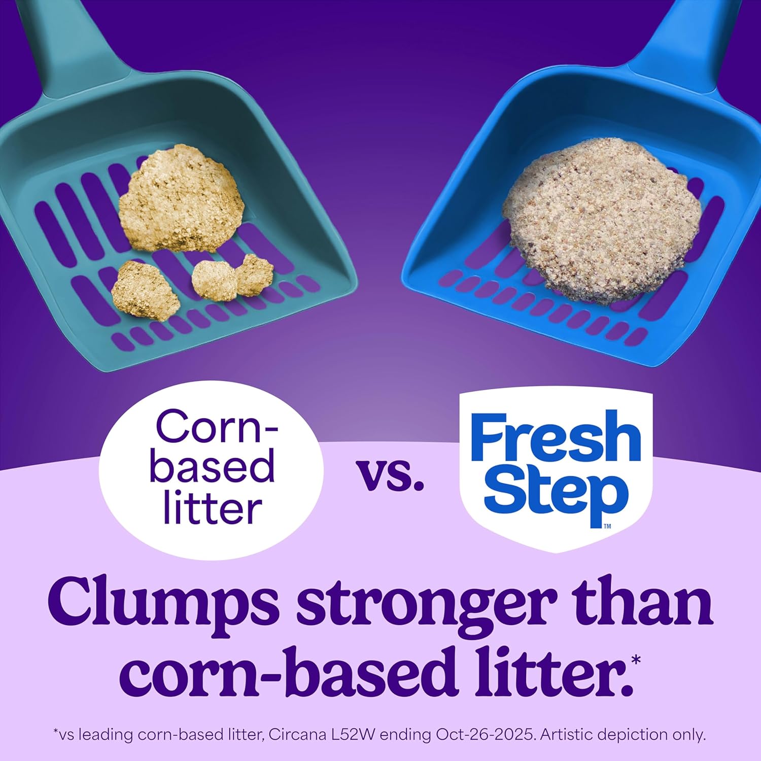 Fresh Step Clumping Cat Litter, Multi-Cat, Long Lasting Odor Control Kitty