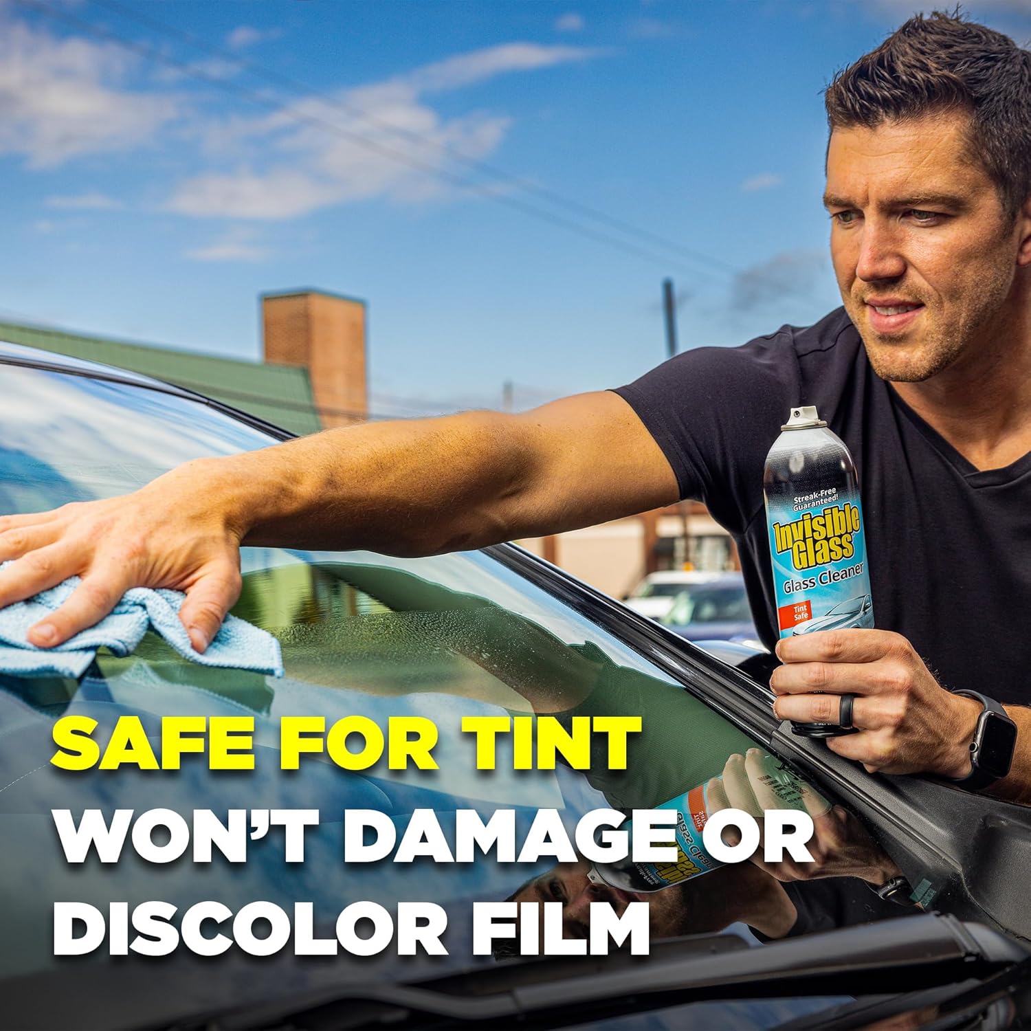 Invisible Glass 91164-2PK Premium Aerosol Glass Cleaner Spray for Car