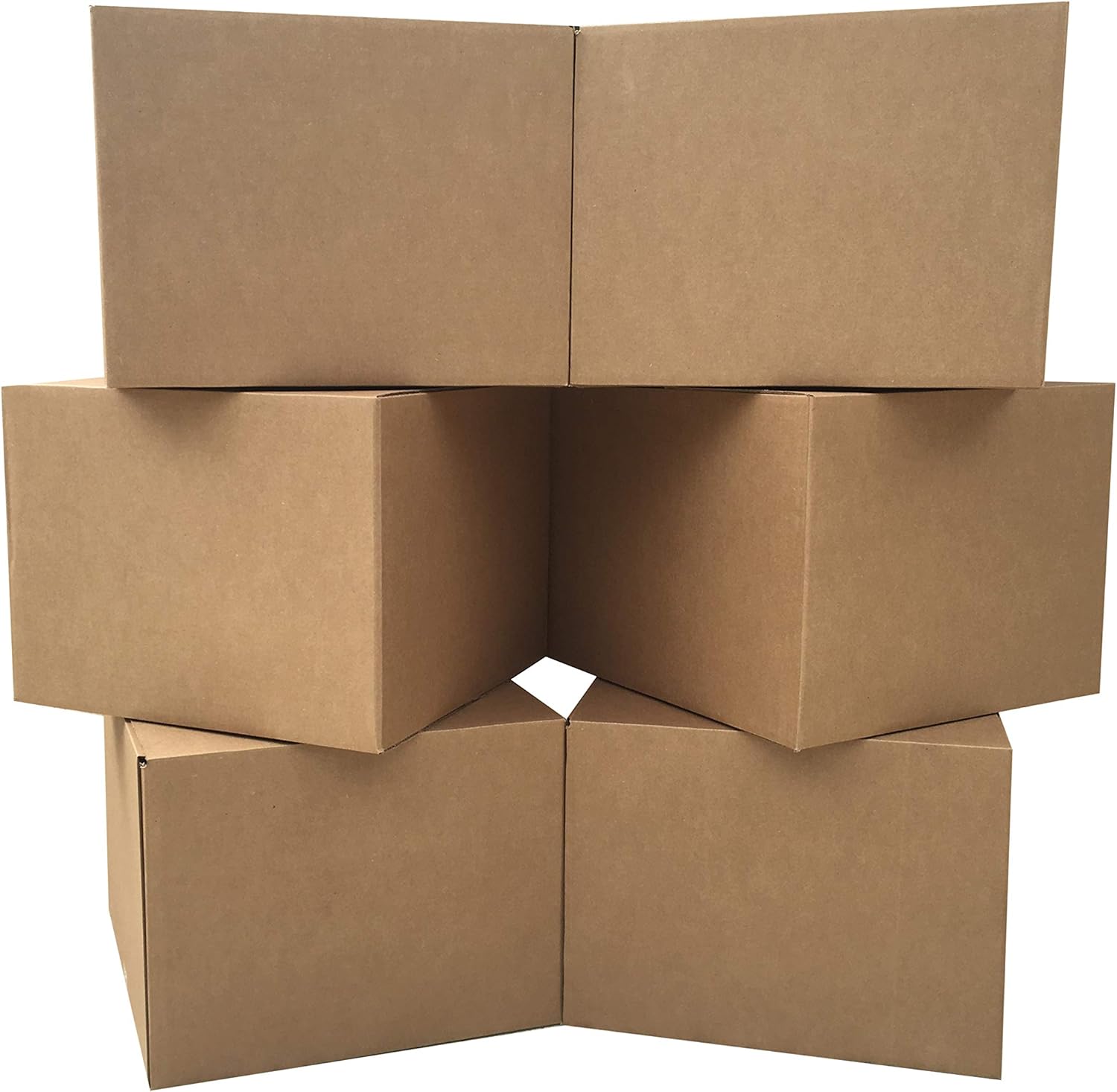 Amazon Basics Cardboard Moving Boxes for Packing and Shipping, Large Size