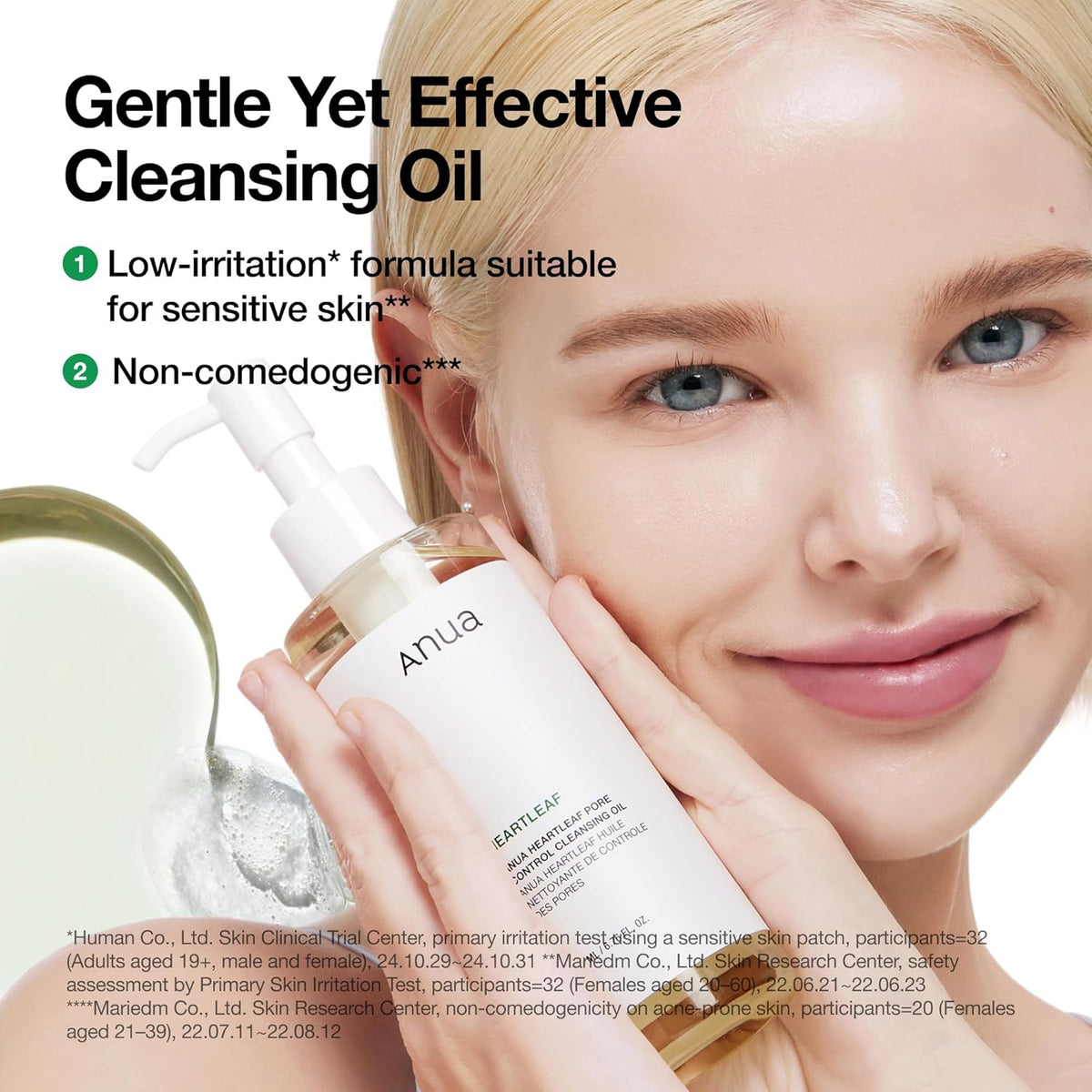 Anua Heartleaf Pore Control Cleansing Oil, Pore Cleanser, Sebum Care, Gentle