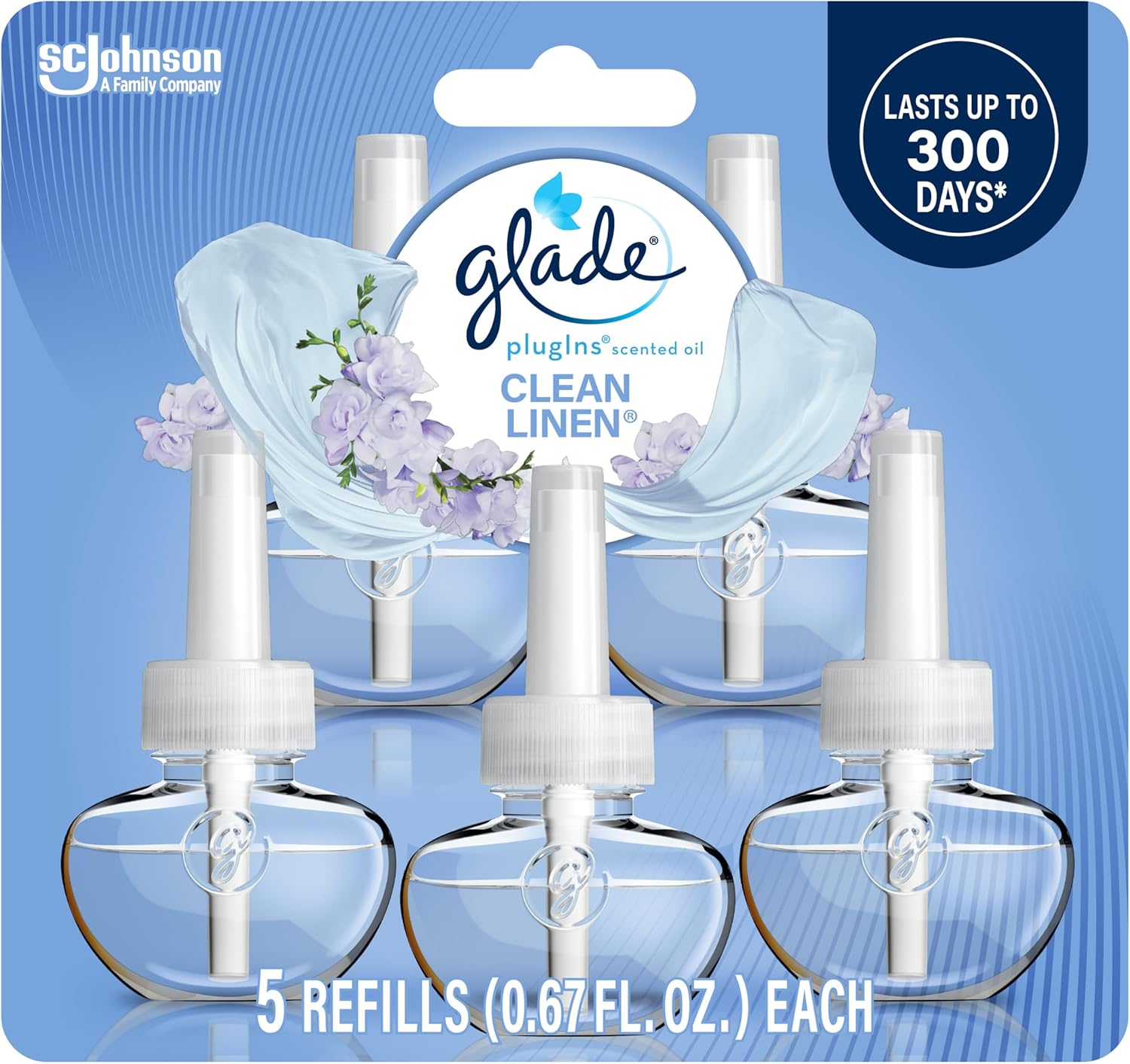 Glade PlugIns Refills Air Freshener, Scented and Essential Oils for Home and