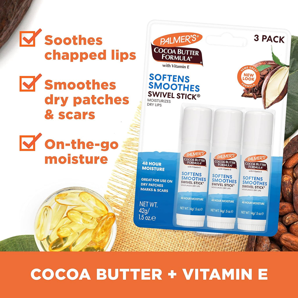 Palmer's Cocoa Butter Formula Moisturizing Swivel Stick with Vitamin E, Lip