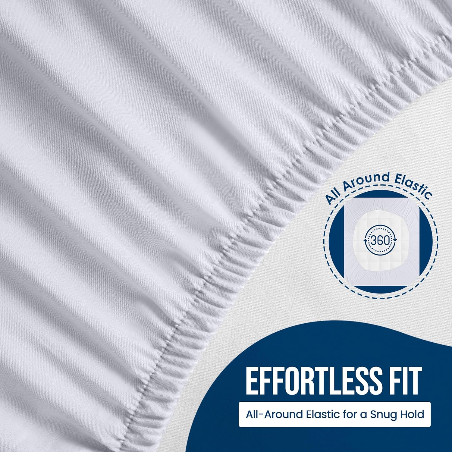 Twin Size Mattress Protector Waterproof, Premium 200 GSM Terry Mattress