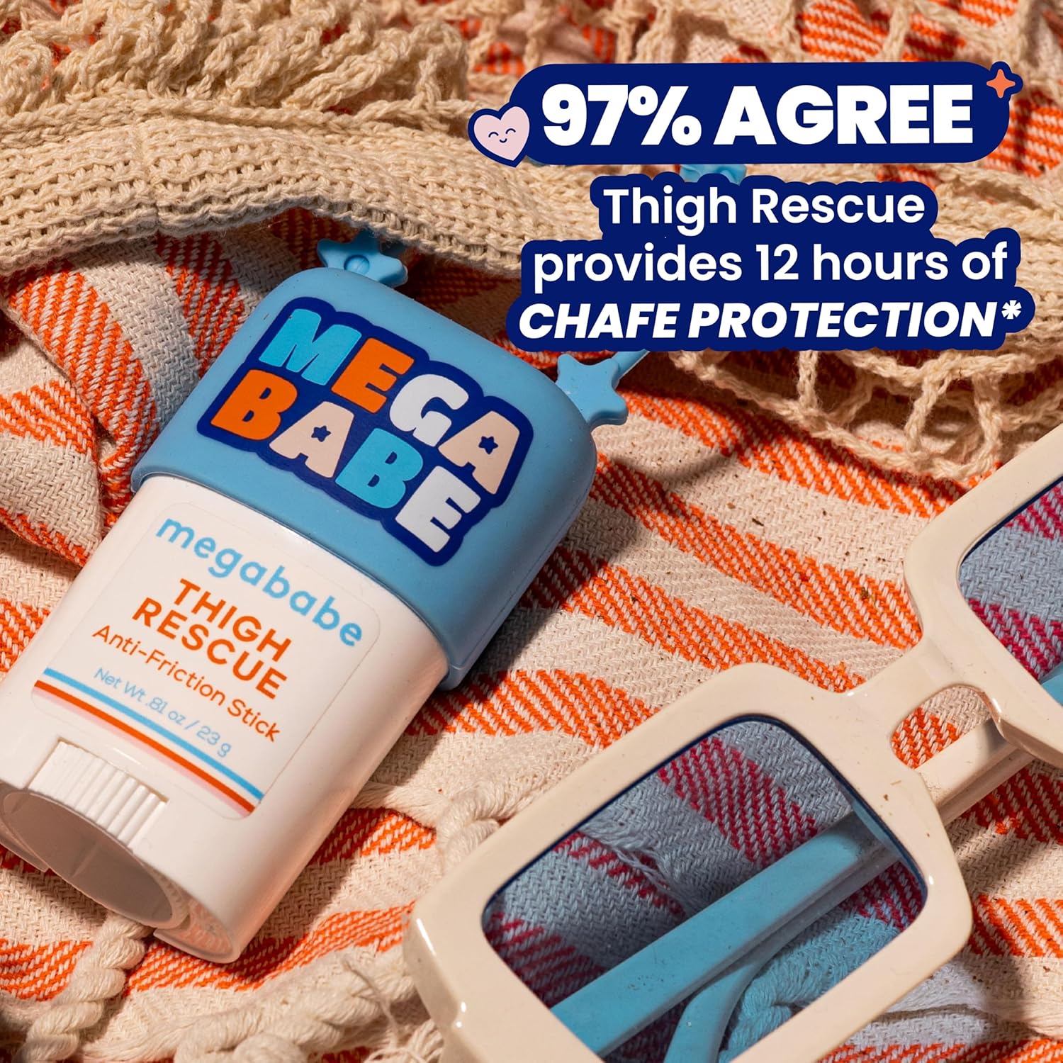 Megababe Thigh Rescue Anti-Chafe Stick Mini