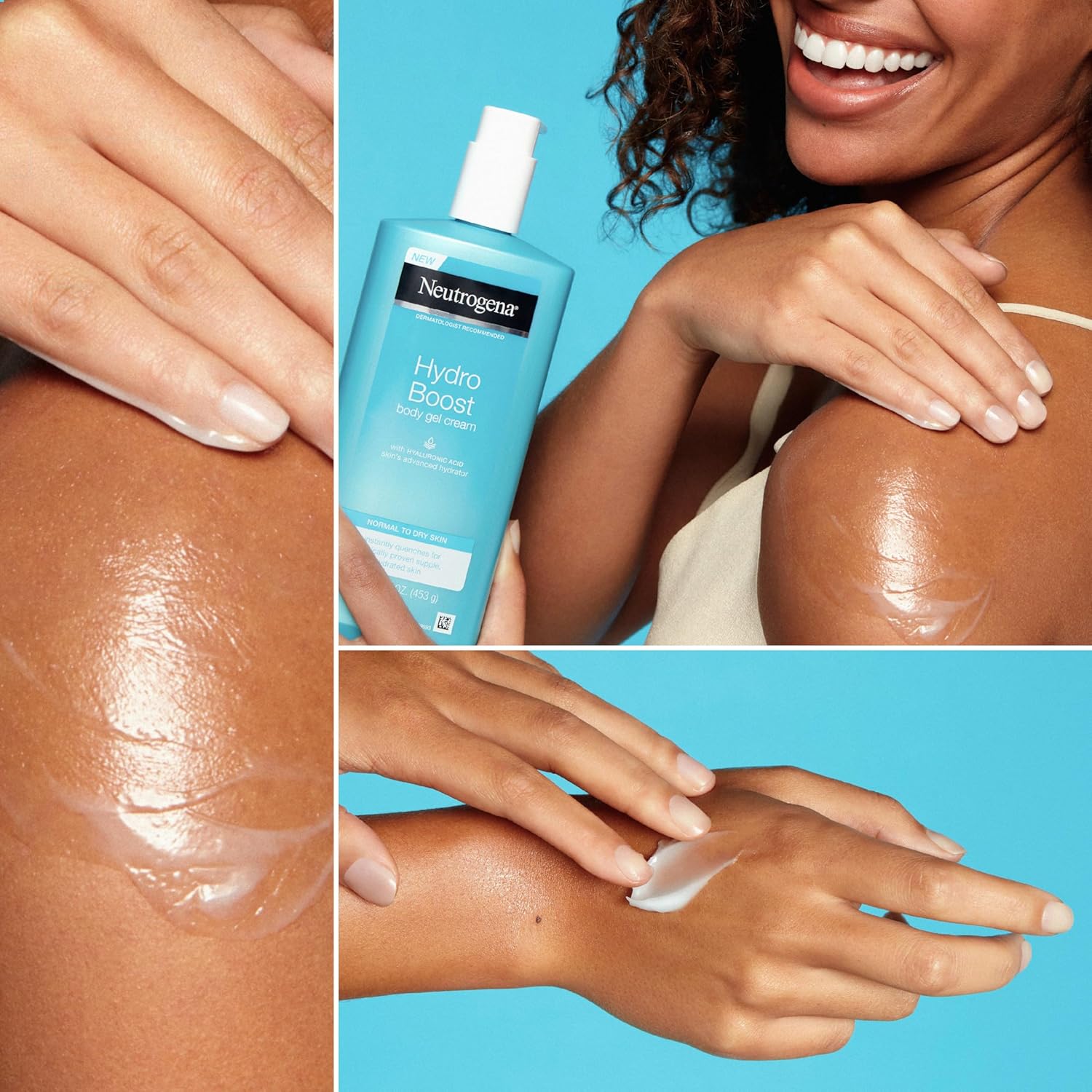 Neutrogena Hydro Boost Body Gel Cream, Hydrating Body Lotion with Hyaluronic