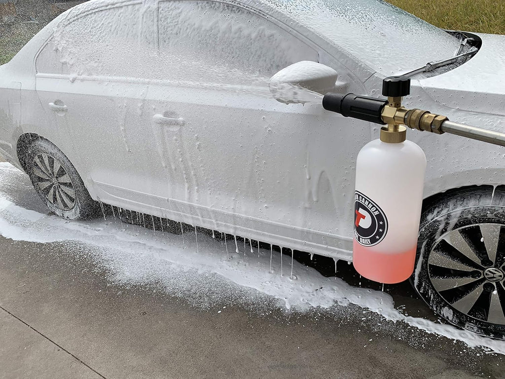 Tool Daily Foam Cannon with 1/4 Inch Quick Connector, 1 Liter, 5 Pressure